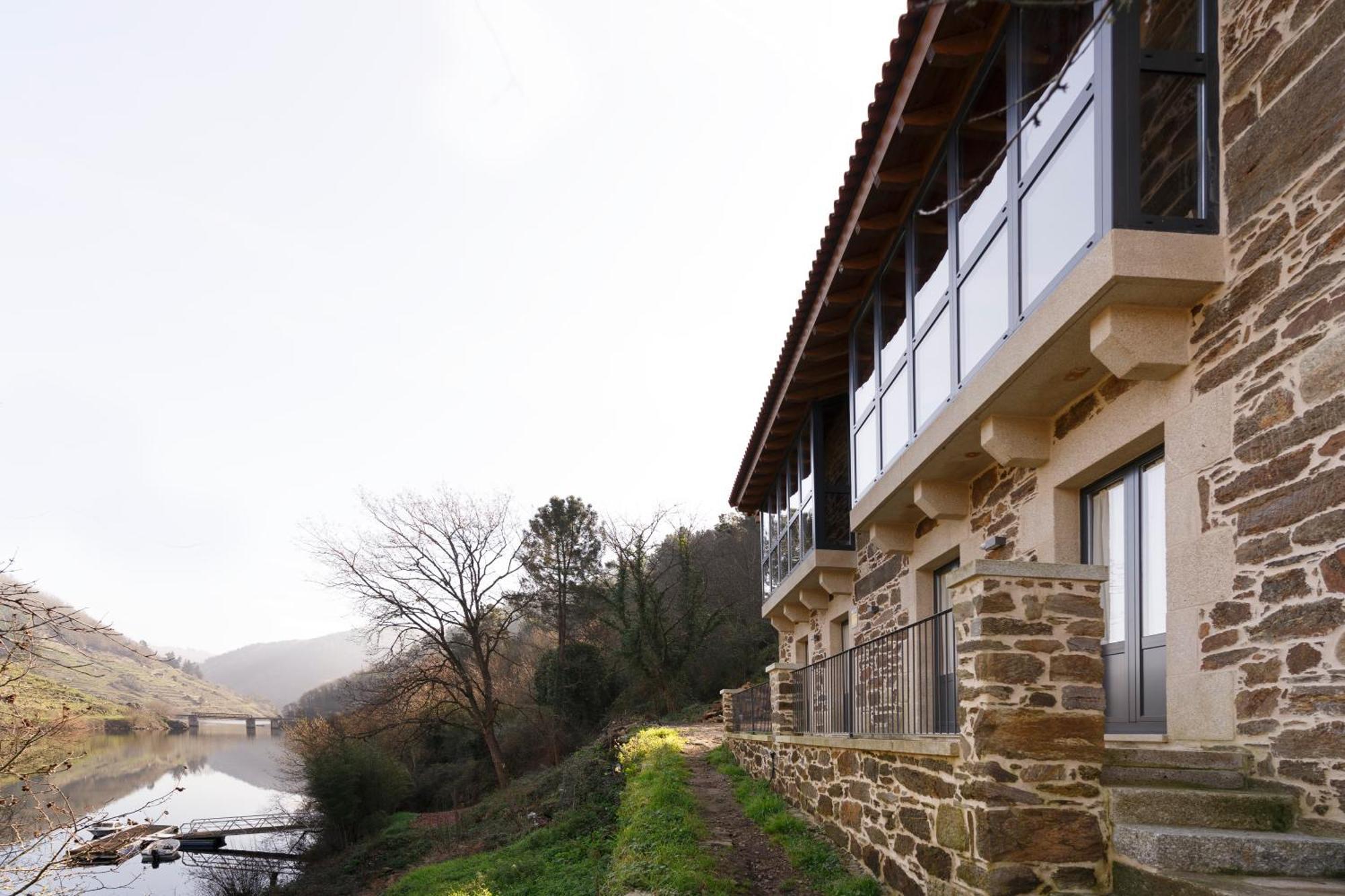 Ribeira Sacra A Orilla Rio Mino Casas Do Pincelo Apartment ภายนอก รูปภาพ